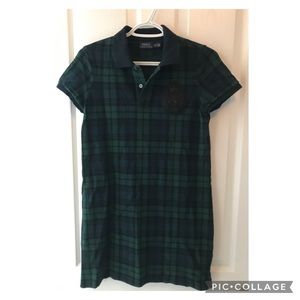 Vintage Ralph Lauren plaid mini dress